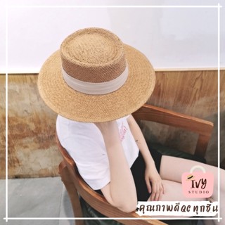 💗ivyหมวกสานทรง Dumont (B39) หมวกปีกกว้าง