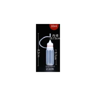 10ml ขวดหยด หัวเข็ม ดรอเปอร์ ปลายเข็ม แบ่งเจล ขวดหยด ขวดปากแหลม