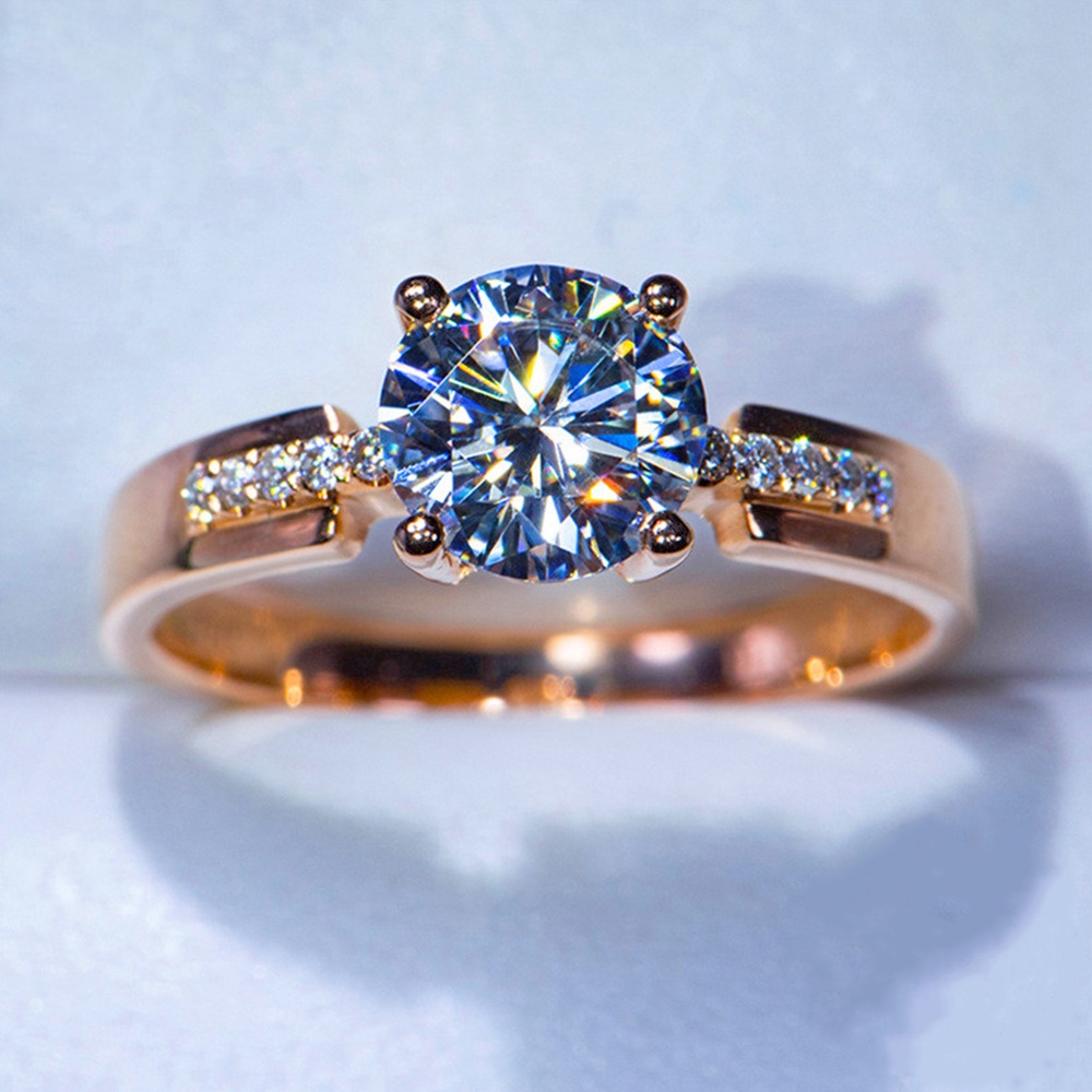 925 เงินสเตอร์ลิงออกแบบใหม่งานแต่งงานแหวนผู้หญิง AAA Cubic Zirconia ที่เรียบง่ายและคลาสสิกข้อเสนอหมั้นเครื่องประดับนิรันดร์