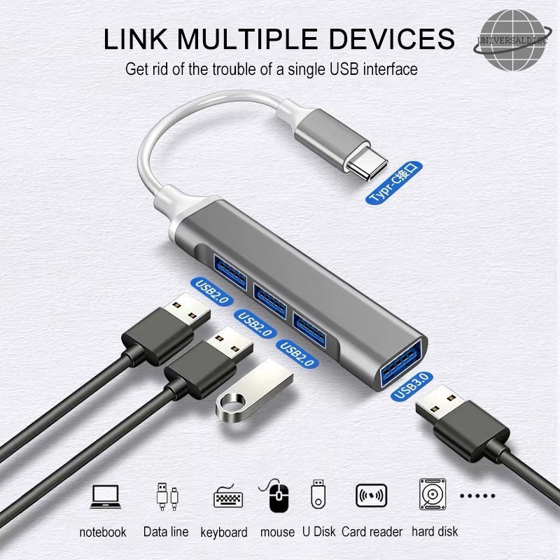 USB HUB Type-C 4 พอร์ต 3.0 - Type-C USB HUB 4 พอร์ต 3.0