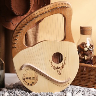 lyre 24-string beginner lyre 24-string harp lyre small portable musical instrument easy to learn