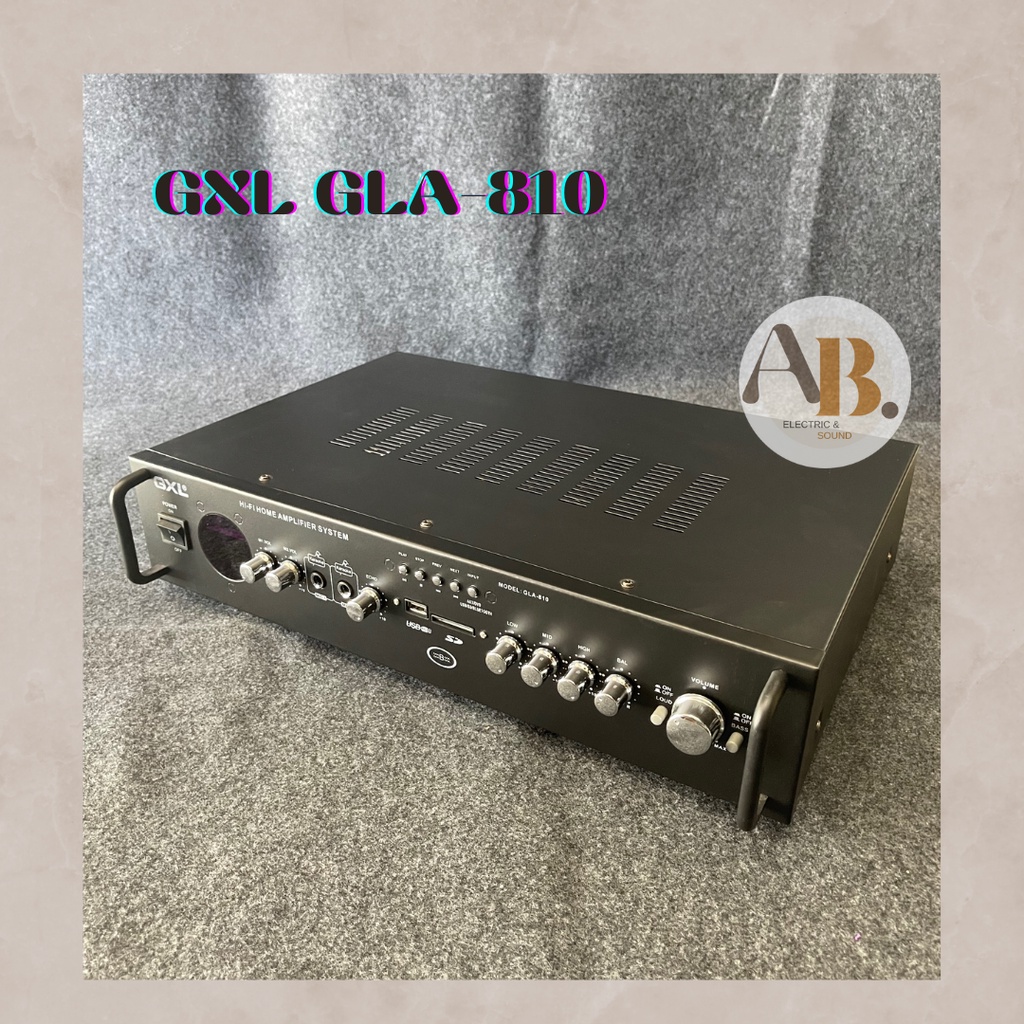 แอมป์ GXL GLA-810 เพาเวอร์ GLA810 USB/BT📌
