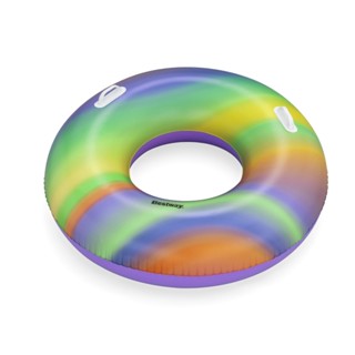 Bestway(เบสเวย์) ห่วงยาง Rainbow Swim Tube 1.19 m (47 นิ้ว) Toy Smart