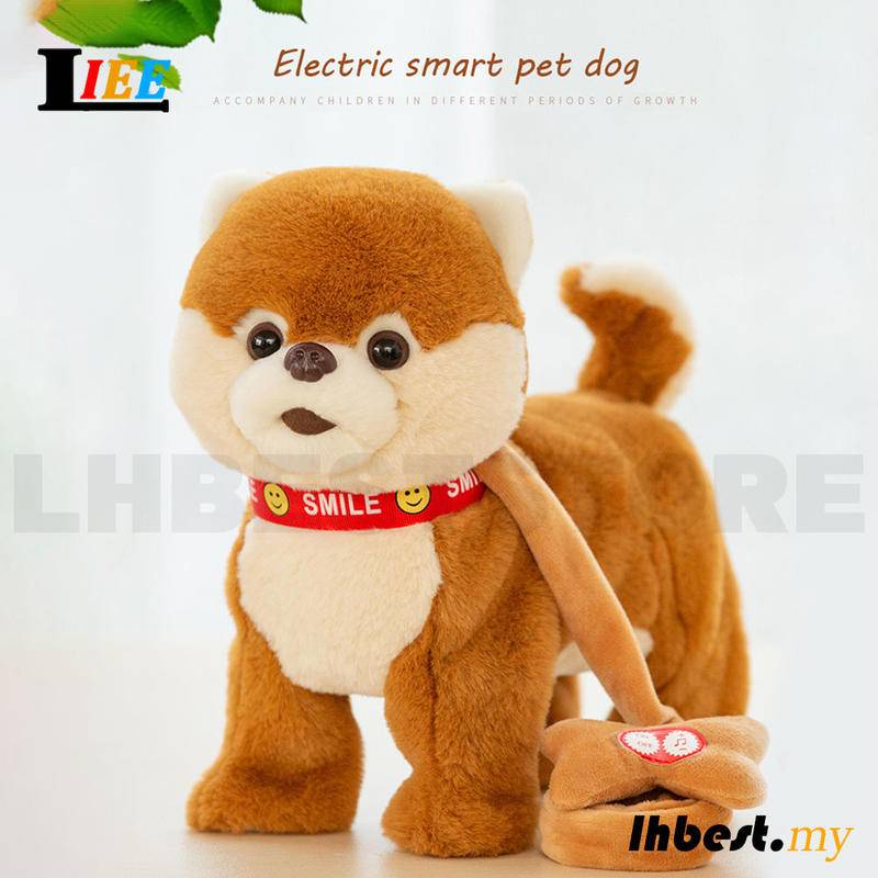 ตุ๊กตาหุ่นยนต์สุนัข Interactive สุนัขของเล่นอิเล็กทรอนิกส์ลูกสุนัขสัตว์เลี้ยง Walk Bark Leash ตุ๊กตาของเล่นเด็กของขวัญวันเกิด