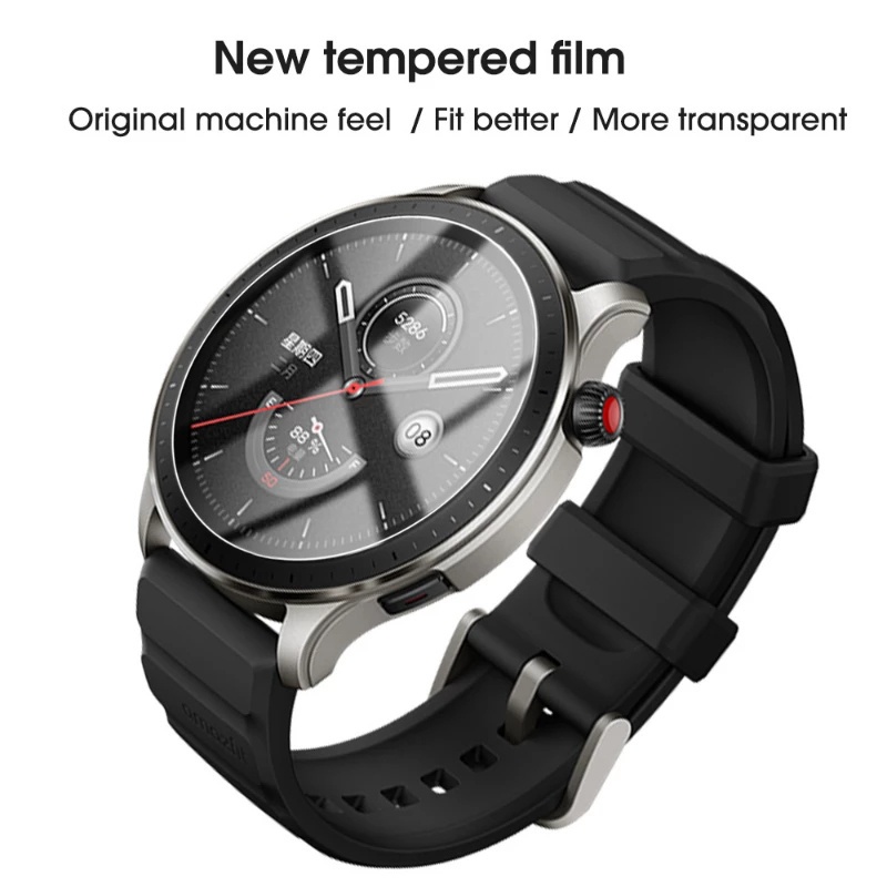 กระจกนิรภัยและตัวป้องกันหน้าจอ PMMA สําหรับ Huami Amazfit GTR4 Pro GTR 4 ฝาครอบป้องกันรอยขีดข่วน