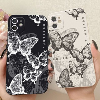 เคสโทรศัพท์มือถือ ซิลิโคนนิ่ม กันรอยกล้อง ลายผีเสื้อ สําหรับ Huawei Y5 2018 Y7 Pro Y9 Prime 2019 Y5P Y6P Y7P Y6S Huawei P20 P30 Lite Pro