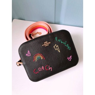 สวยใหม่ๆๆNEW COACH Coach c8274 Mini Camera Bag With Diary Embroidery