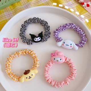 [พร้อมส่ง] ยางรัดผม Sanrio 4สี ยางรัดผมลายการ์ตูนsanrio ซานริโอ้ ยางรัดผมสไตล์ญี่ปุ่น ยางรัดแฟชั่นน่ารัก เครื่องประดับผม