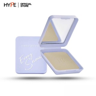 (โฉมใหม่ )แป้ง Cute Press Evory Snow Whitening &amp; Oil Control Foundation Powder SPF30 PA++