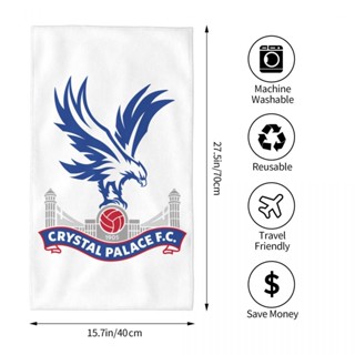 Crystal Palace F.C. ผ้าขนหนู ทรงสี่เหลี่ยม ขนาด 70x40 ซม. สําหรับออกกําลังกาย โยคะ วิ่ง กลางแจ้ง