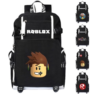 Roblox กระเป๋าเป้สะพายหลัง สะพายไหล่ ใส่แล็ปท็อป หนังสือ เหมาะกับการพกพาเดินทาง สําหรับวัยรุ่น โรงเรียน