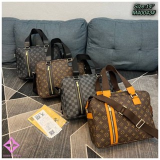 เช็คของก่อน สั่ง 14 นิ้ว กระเป๋าเอกสาร Louis Vuitton กระเป๋าใส่เอกสาร กระเป๋าคอมพิวเตอร์ กระเป๋าmessenger