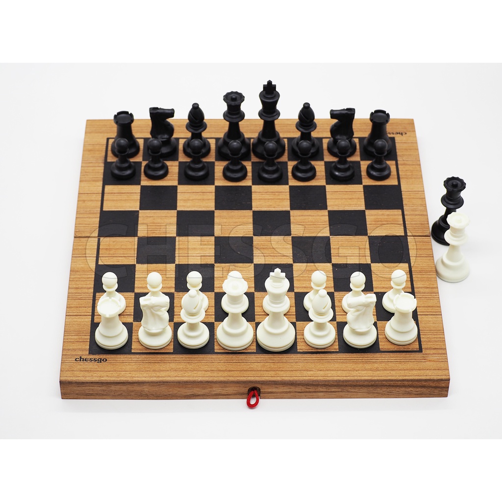 [Super_Chess] ชุดหมากรุกสากล(ตัวหนัก+ไม้พับ)