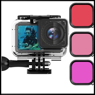 Zevaret เคสกันน้ําลึก 40 เมตร สําหรับกล้อง Dji Action 3 Osmo