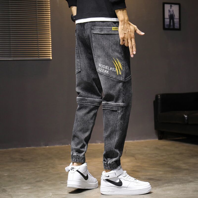 MR-DEER กางเกงยีนส์ขายาวผู้ชายเอวยางยืด ปลายขาจั้ม รุ่น M1144 ราคา ถูกที่สุด ดีลบีเคเค แกลเลอรีภาพที่ 7