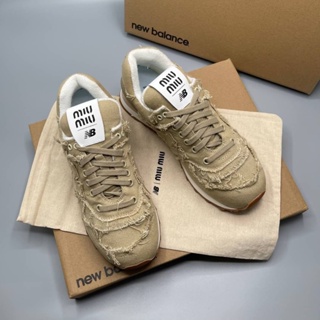 🔥ผ่อนได้🔥รองเท้าผ้าใบ Miu Miu X New Balance Denim Sneaker Size 36 - 40 งาน Original อุปกรณ์ : Full Box Set