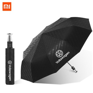 Xiaomi Umbrella Mercedes-Benz Automatic Windproof Umbrella Mercedes-Benz Car Double Increase Folding Umbrella Gift 10 Bo