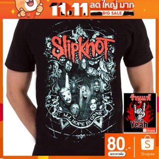 เสื้อวง Slipknot เสื้อผ้าแฟชั่น สลิปน็อต เสื้อผ้าแฟชั่น เสื้อวิ่ง เสื้อวินเทจ RCM1506