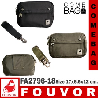 กระเป๋าร้อยเข็มขัด Fouvor แท้(มีสายสะพายให้ 1 เส้นสำหรับสะพายข้าง)รหัส VA2796-18ผ้าร่ม 2 ชั้น กันน้ำ 60%