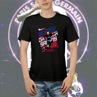 Distro T 卹 T 卹 Neymar Da Silva Santor JR 慶典黑色白色海軍高級 Sb _ 001