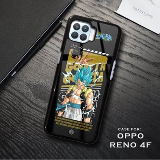 Rou เคส OPPO Reno 4F - [เคส DRAGONBALL] - Case 2D - Premium Glossy - Hardcase Premium Glossy