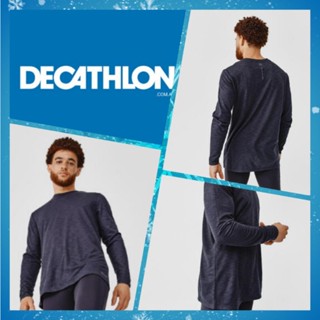 Decathlon Kalenji เสื้อวิ่ง เสื้อยืดแขนยาว เสื้อวิ่งแขนยาว Mens T Shirt Running Long Sleeves รุ่น Run Dry+