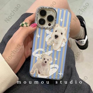 เคสป้องกันโทรศัพท์มือถือใส แบบนิ่ม ลายสุนัขน่ารัก กันกระแทก สําหรับ Iphone 14pro max 13 12 11 14pro max13 12 11