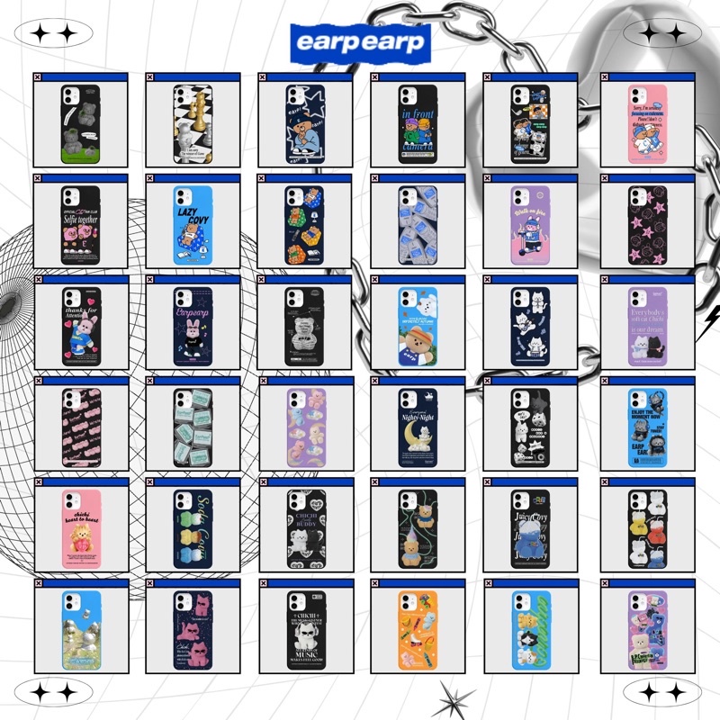 【pre-order】 เคสนิ่ม เคสเกาหลี Earpearp jelly phone case /เคสไอโฟน เคสซัมซุง /iPhone /Sumsung /Z FLIP 2 3 4 /Z FOLD 2 3 4