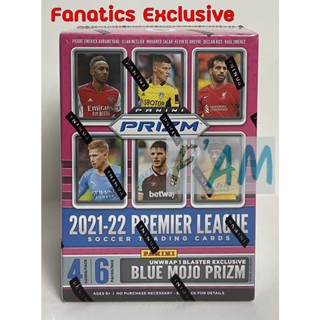 พร้อมส่ง 2021-22 Panini Prizm Premier League EPL Blaster Box Fanatics Exclusive Soccer  พรีเมียร์ลีก อังกฤษ