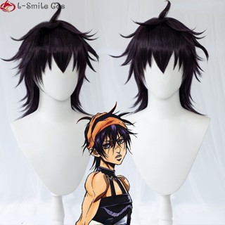 Misscoo Narancia Ghirga วิกผมสั้น ทนความร้อน สําหรับคอสเพลย์ JOJOs Bizarre Adventure