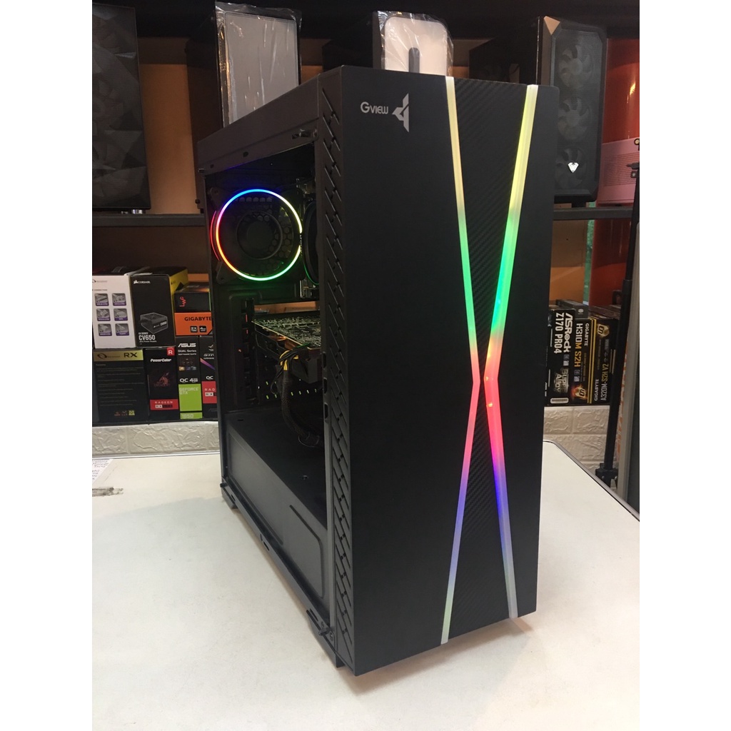 คอมประกอบRYZEN 5 2400G+RX570/4GB