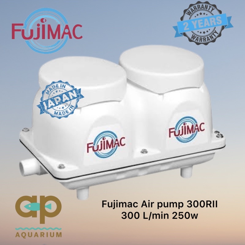ปั๊มลมFujimac  Fuji MAC300RII 300ลิตร/นาที 250w ปั๊มลมเสียงเงียบ