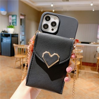 เคสโทรศัพท์มือถือหนัง TPU นิ่ม ลายหัวใจ พร้อมกระเป๋าสตางค์ และสายคล้อง สําหรับ Huawei Mate 50 Pro Nova Y70 Y90 10 9se 8 7i 3 4 5T P50 P40 P30 Lite Y6P Y7A Y9S