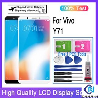 อะไหล่หน้าจอสัมผัสดิจิทัล LCD แบบเปลี่ยน สําหรับ Vivo Y71 Y71i Y71A