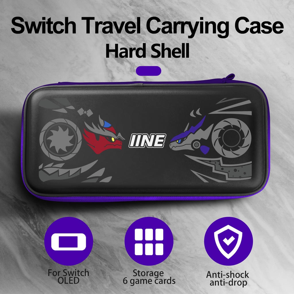 IINE Pokemon Scarlet & อุปกรณ์เสริมเกมสีม่วงสําหรับสวิตช์ Nintendo