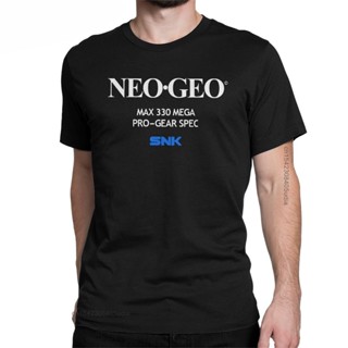 เสื้อยืดคอกลม แขนสั้น ผ้าฝ้าย พิมพ์ลาย Fatal Fury Neo Geo Startup Screen แฟชั่นสําหรับผู้ชาย