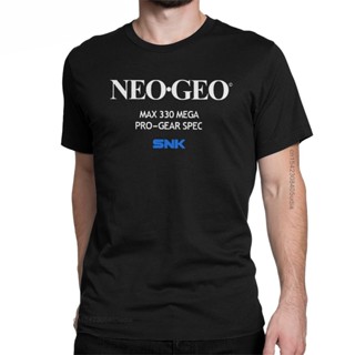 เสื้อยืดคอกลม แขนสั้น ผ้าฝ้าย พิมพ์ลาย Fatal Fury Neo Geo Startup Screen แฟชั่นสําหรับผู้ชาย