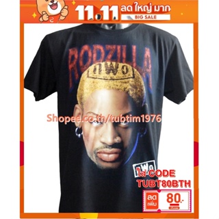 เสื้อบาส DENNIS RODMAN RODZILLA เสื้อบาสร็อค เมทัล สากล เสื้อวินเทจ เดนนิส ร็อดแมน TDO7146