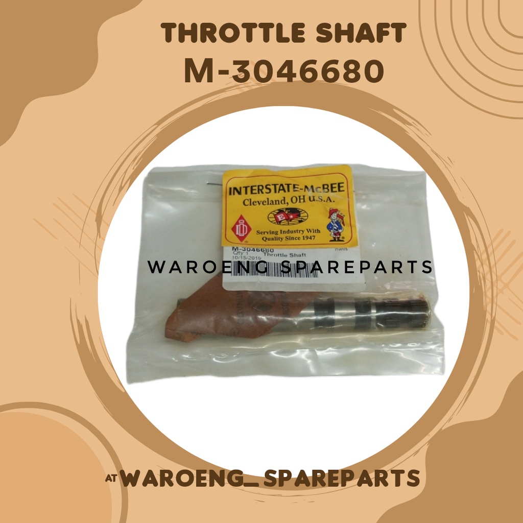 เพลาคันเร่ง Cummin M-3046680 แม็คบี