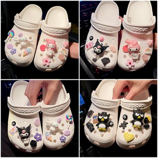 Sweetheart Kulomi ตุ๊กตารูรองเท้าอุปกรณ์เสริม Crocs หัวเข็มขัดรองเท้าดอกไม้อุปกรณ์เสริม CROSS เครื่องประดับตกแต่ง