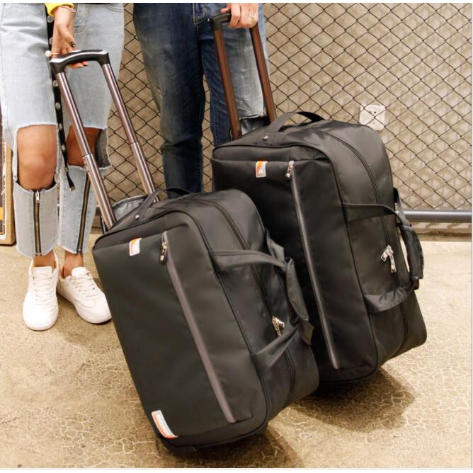 Men Travel Luggage Bag men Oxford Suitcase Travel trolley Bags On Wheels Travel Rolling Bags carry on hand luggage Wheel