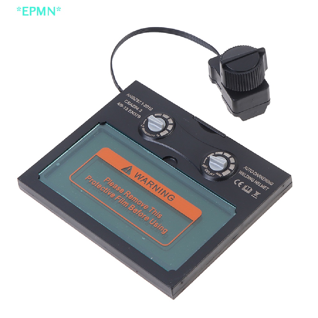 Epmn> หมวกกันน็อค เลนส์กรองแสงอัตโนมัติ พลังงานแสงอาทิตย์ สําหรับเชื่อม