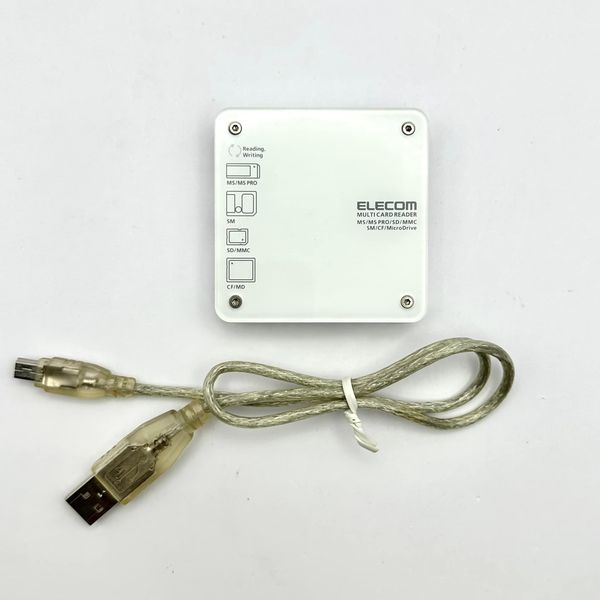 พร้อมส่ง การ์ดรีดเดอร์ ELECOM MR-DU2A7WH Card Reader SM SmartMedia Card CF MS Card