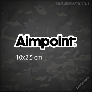 สติกเกอร์กล้องAimpoint สติกเกอร์Tactical แต่งรถยนต์ มอเตอร์ไซค์ กล่องปืน งานพิมพ์