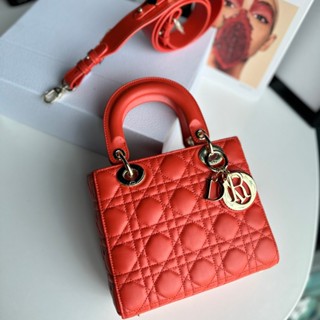 CHRISTIAN DIOR LADY LAMB LEATHER  งานvip งานสุดถ่ายสดจากสินค้าจริง เป๊ะเหมือนของแท้ทุกตารางนิ้ว