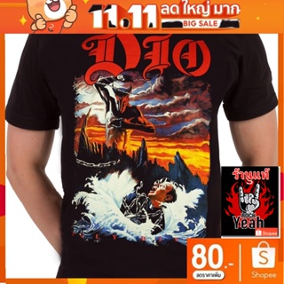 เสื้อวง Dio เสื้อลาย ดิโอ เสื้อยืด วงดนตรี เสื้อวินเทจ RCM1691