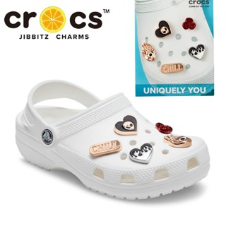 Jibbitz crocs ชุดกระดุมโลหะ 5 แพ็ค สําหรับรองเท้าเด็ก