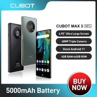 Cubot MAX 3 Smartphone 6.95&amp;quot; Ultra Large Full Screen Mini Tablet Mobile Phone Android 11 48MP Triple Camera 5000mAh Celular NFC