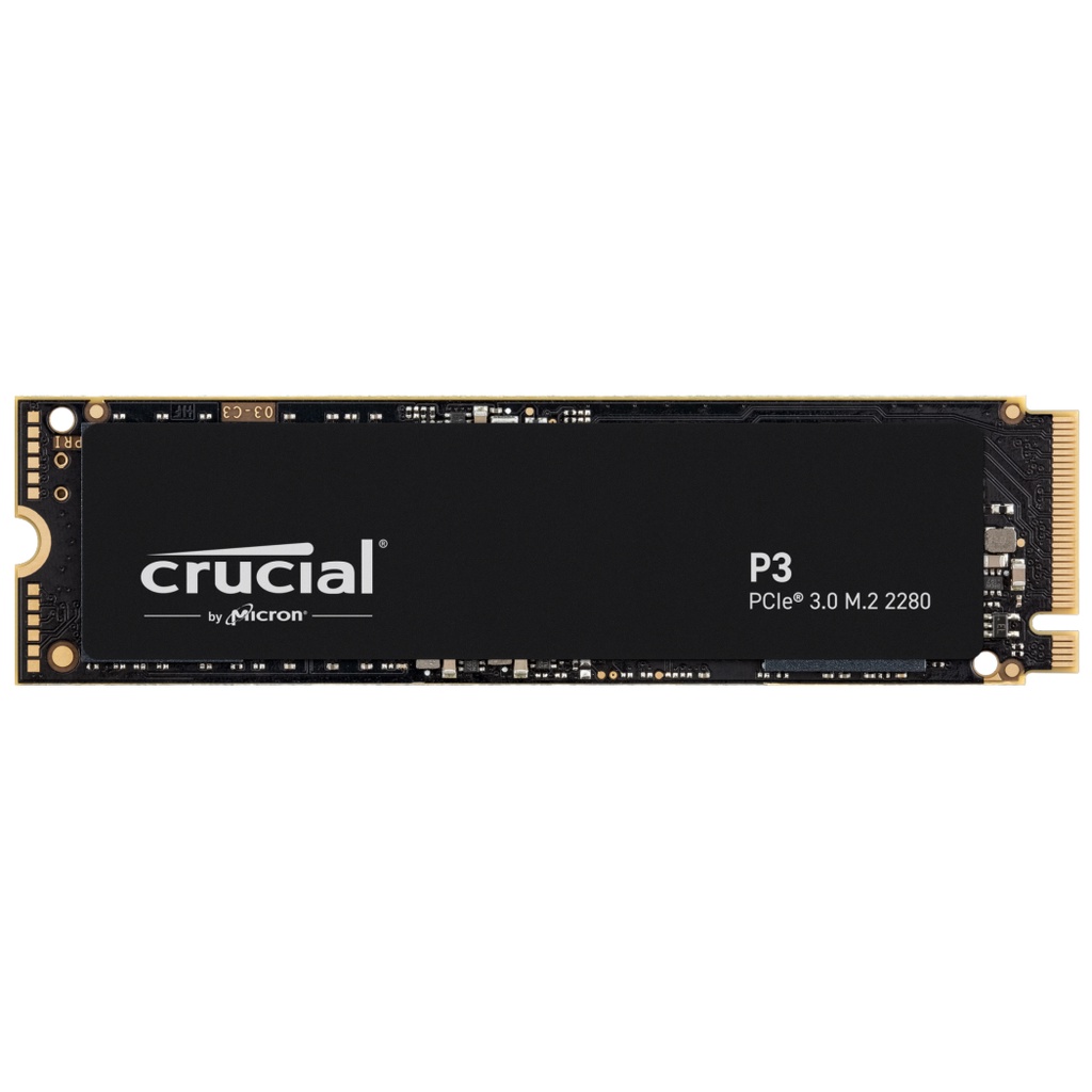 Crucial 500GB P3 NVMe M.2 SSD (Gen3)