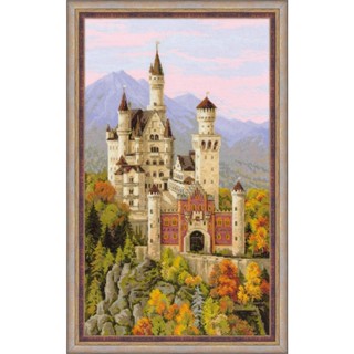 Rio-1520 Neuschwanstein Castle ชุดปักครอสติชลิขสิทธิ์แท้ ครอสติชไม่พิมพ์ลาย แบรนด์ Riolis